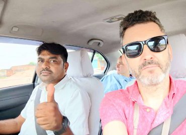 Happy client on a Rajasthan Trip Travels tour